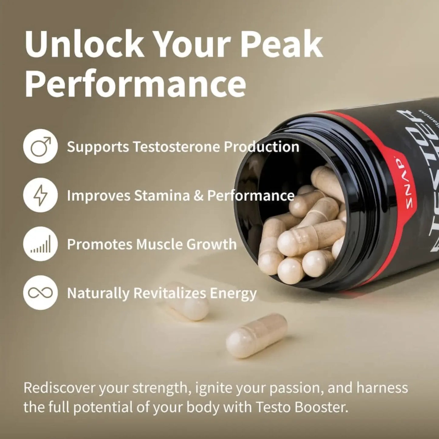 Testo Booster — Natural Testosterone & Vitality Support